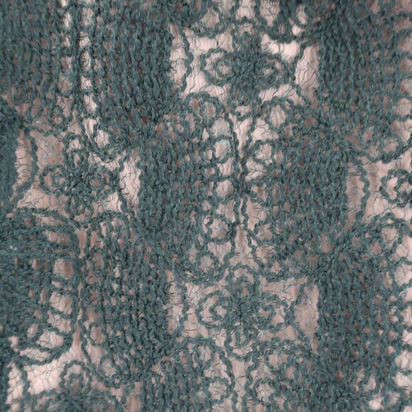 Worth Women's Spruce Green Lace Slim Pencil Skirt w Nude Underlay Size 4 NWT - Picture 3 of 9